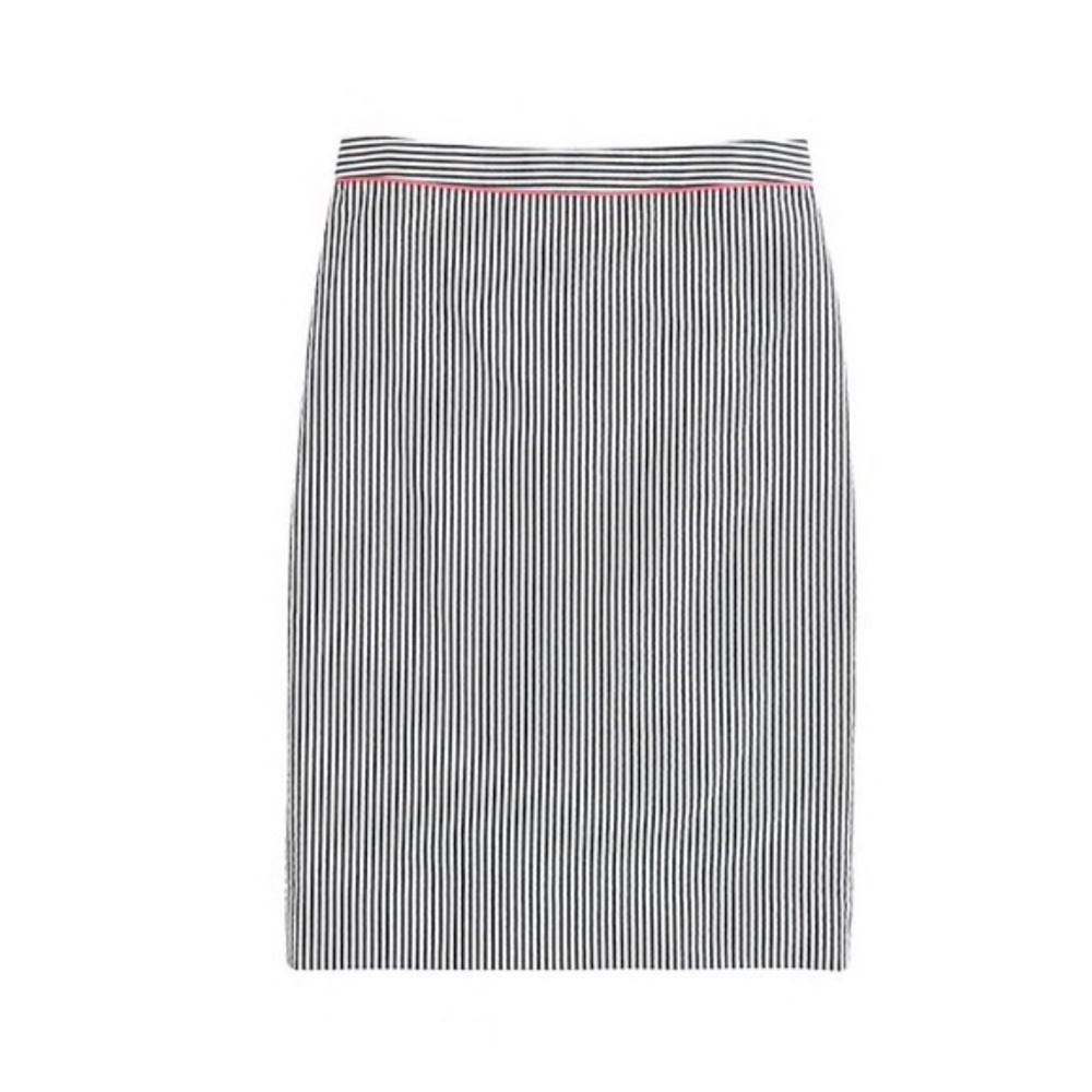 J. Crew No. 2 Pencil Skirt - Neon Piped Size: 4